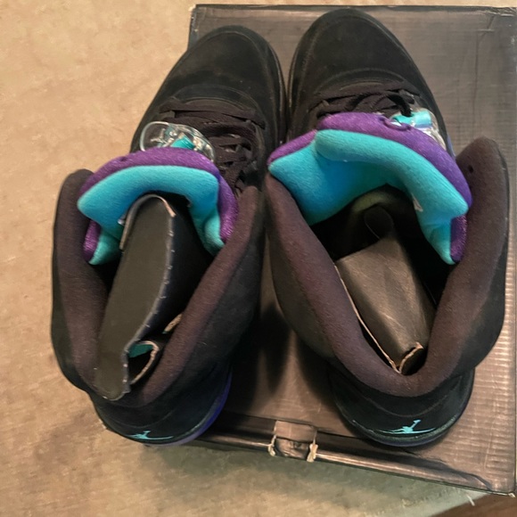 Jordan retro 5 black grapes size 14 - Picture 5 of 9